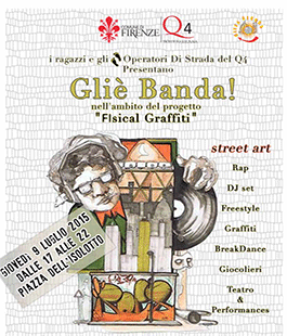 Quartiere 4: L'iniziativa ''Gliè Banda!'' in Piazza dell'Isolotto a Firenze