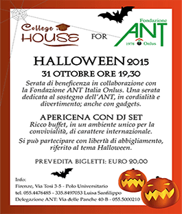 College House: Apericena di Halloween for ANT