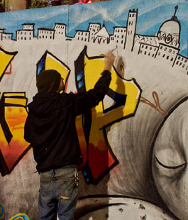 ''Cantieri Creativi'' con l'Associazione Via Maggio: street artists in piazza Santo Spirito