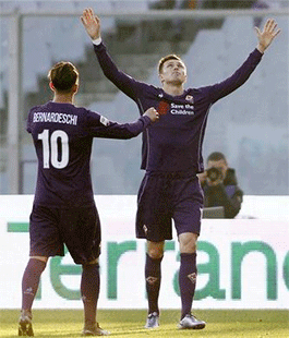 La Fiorentina chiude un grande 2015 con il 2-0 al Chievo