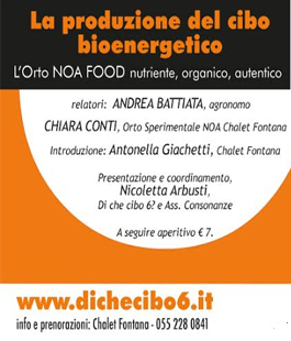 La produzione del cibo bioenergetico: incontro allo Chalet Fontana