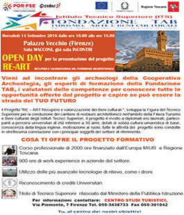 Palazzo Vecchio: Open Day del Corso per Tecnico Superiore del cantiere di restauro architettonico