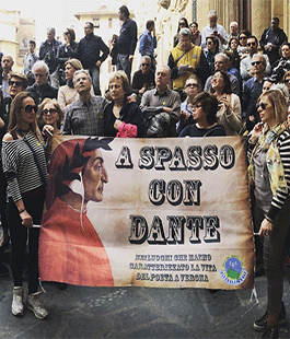 ''A spasso con Dante'', passeggiata di beneficenza nel segno dello sport e della cultura