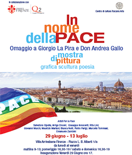 ''In nome della pace'', mostra in omaggio a Giorgio La Pira e Don Andrea Gallo a Villa Arrivabene