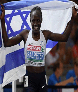 La super top runner Lonah Chemtai Salpeter alla Firenze Marathon 2018