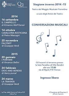 Conversazioni Musicali sulla ''Cavalleria Rusticana'' a Villa Bandini