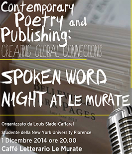 ''Spoken Word Night'', poetry reading al Caffè Letterario Le Murate