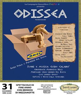 ''Odissea, parodia musicale'' per il Capodanno del Teatro Lumière di Firenze