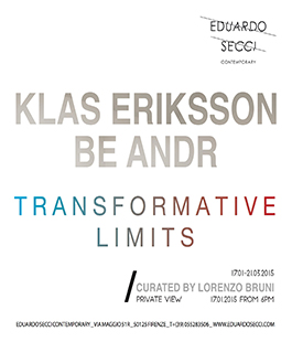 ''Transformative Limits'', le opere di Be Andr e Klas Eriksson alla Galleria Eduardo Secci