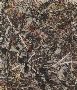 ''Alchemy'' di Jackson Pollock in mostra dopo il restauro all'Opificio di Firenze