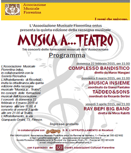 ''Musica a... Teatro'', Associazione Musicale Fiorentina in concerto all'Affratellamento