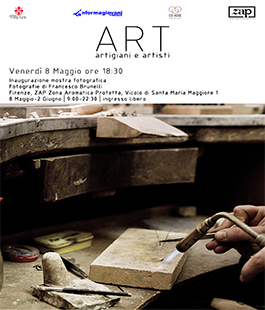 Mostra ''ART - Artigiani e Artisti'' di Francesco Brunelli a ZAP - Zona Aromatica Protetta