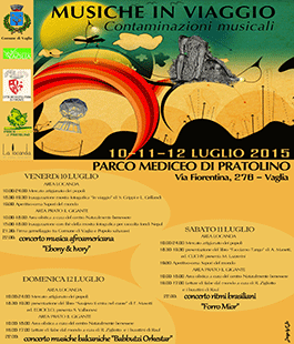 Il festival ''Musiche in Viaggio'' al Parco Mediceo di Pratolino
