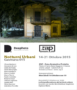 Notturni Urbani / Gavinana 015: mostra fotografica di Deaphoto a ZAP