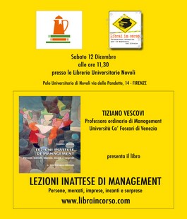 Librerie Universitarie: ''Lezioni inattese di Management'' di Tiziano Vescovi