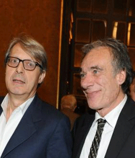 ''La costituzione e la bellezza'', Michele Ainis e Vittorio Sgarbi a Palazzo Strozzi