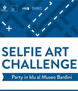 Selfie Art Challenge: giovani in blu al Museo Bardini di Firenze