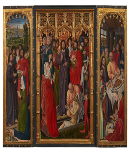 ''Il restauro del trittico con la Resurrezione di Lazzaro di Nicolas Froment'' alle Gallerie degli Uffizi
