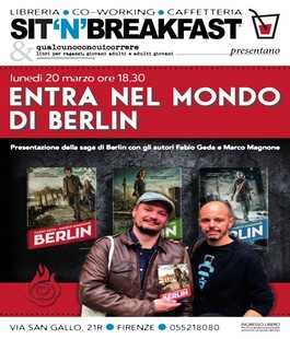 La saga di ''Berlin'' alla libreria Sit'n'Breakfast di Firenze