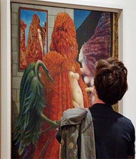 Philip Rylands e Michela Bondardo all'incontro di Guggenheim Intrapresæ al Museo Marino Marini