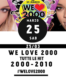 Serata ''We Love 2000 Party'' al Viper Theatre di Firenze