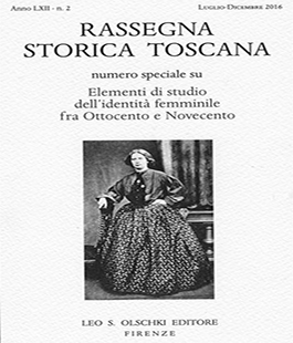 Rassegna Storica Toscana: Simonetta Soldani presenta il numero speciale sull'identità femminile fra '800 e '900