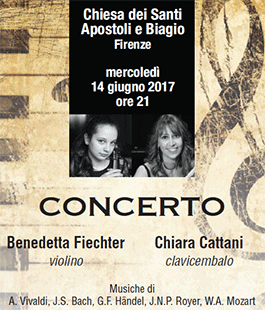 Musica con le Ali: Benedetta Fiechter e Chiara Cattani in concerto a Firenze