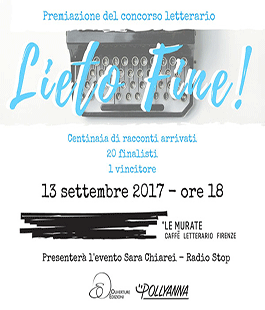 Premiazione del Concorso Letterario ''Lieto Fine!'' al Caffè Letterario Le Murate di Firenze