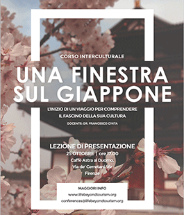 ''Una finestra sul Giappone'', incontro con Francesco Civita al Caffè Astra al Duomo