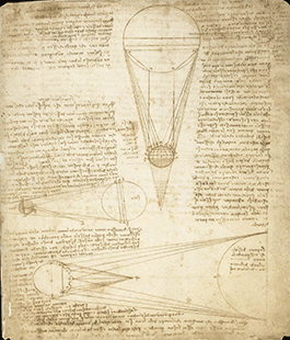 Presentata la mostra ''Il Codice Leicester di Leonardo da Vinci. L'Acqua Microscopio della Natura''