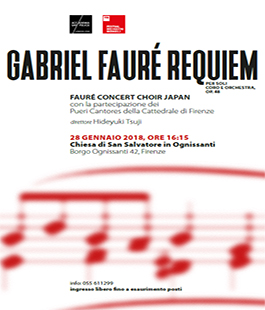 Il Requiem Op.48 per soli coro e orchestra di G. Faurè alla Chiesa di San Salvatore in Ognissanti