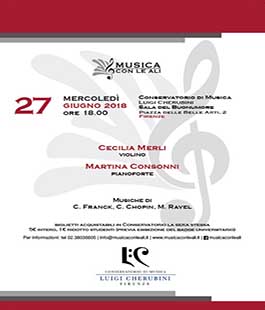Concerto dell'Associazione Musica con le Ali al Conservatorio Cherubini di Firenze
