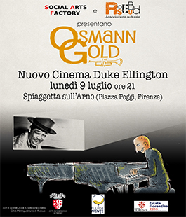 ''Nuovo Cinema Duke Ellington'', spettacolo di musica dal vivo alla Spiaggetta sull'Arno