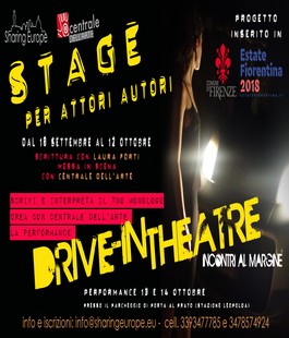 ''Drive-in theatre'', stage di scrittura e spettacolo itinerante con Sharing Europe