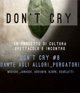 ''Don't Cry #8'', concerto di Gianluigi Tosto e Matteo Fossi al Cimitero agli Allori
