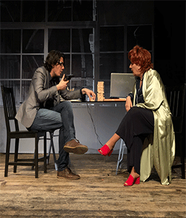 ''Analisi Illogica'' con Giorgia Trasseli e Simone Marzola al Teatro Puccini