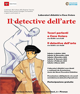 "Il detective dell'arte", laboratori didattici gratuiti per famiglie a Casa Siviero