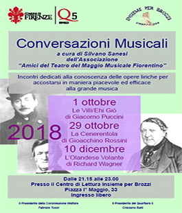 Insieme per Brozzi: "Conversazioni Musicali" con gli Amici del Teatro del Maggio