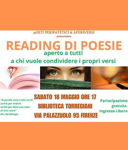 Reading di poesie aperto a tutti alla Biblioteca Torregiani di Firenze