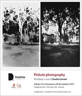 Workshop ''Pinhole Photography'' con Claudia Corrent al Deaphoto Lab