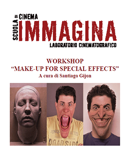 Workshop ''Make-up for special effects'' alla Scuola di Cinema Immagina di Firenze