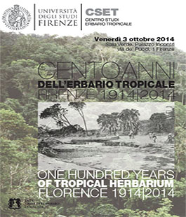 Convegno: ''Cento anni dell'erbario tropicale, Firenze 1914-2014''