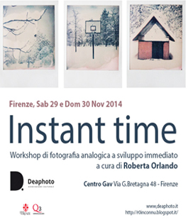 Deaphoto: workshop ''Instant time'' con Roberta Orlando al Centro Giovani Gav