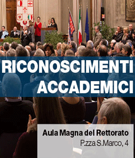 Università di Firenze, cerimonia di consegna dei riconoscimenti accademici