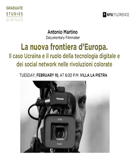 Seminario ''La nuova frontiera d'Europa'' a cura di Antonio Martino alla New York University Florence