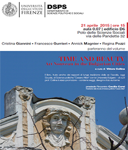 Presentazione del Volume: ''Time and Beauty: Art Nouveau in the Bulgarian Cities''