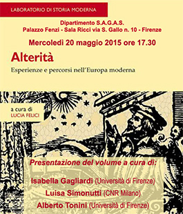Firenze University Press: presentazione di ''Alterità'' a cura di Lucia Felici
