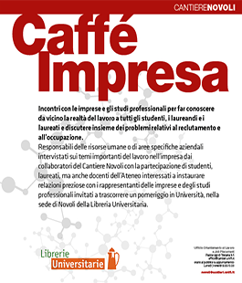 ''Caffè impresa'', incontro con Massimo Galeazzi (HR Director Menarini) alle Librerie Universitarie