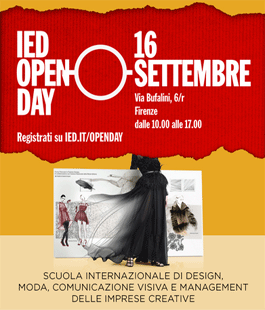 IED Firenze: Open Day con presentazione dei corsi, workshop e ospiti
