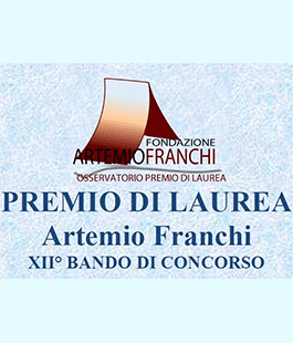 XII Premio di Laurea Artemio Franchi